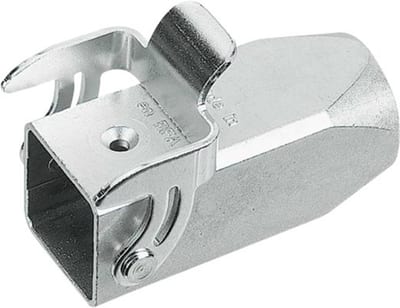 Harting 3A EMC Hood Coupler 1 Lever Coupling housing - 3A, Zinc, Unpainted, 1 x M20