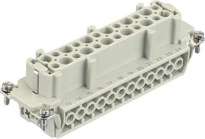 Harting E24-POS-F Multi-plug insert - 24P, 24B, Female