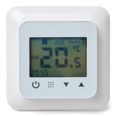 HeatCom HC60 Thermostat with room sensor - white, +5 - +40°C