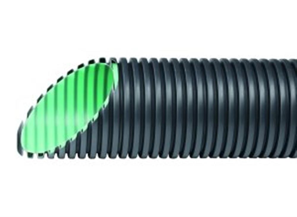 Hegler Aquatub Construction Pipe double-walled with socket PE closed - 235mm, 205mm, 6000mm, SN8