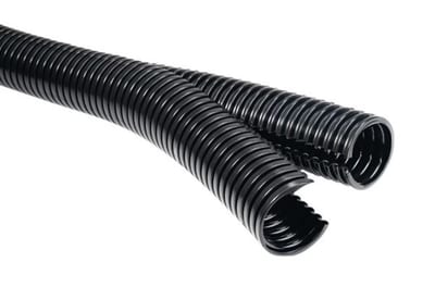 HellermannTyton HG DC16 Protective hose corrugated, slotted - 10,3mm, 16,2mm, PA ( Polyamide )