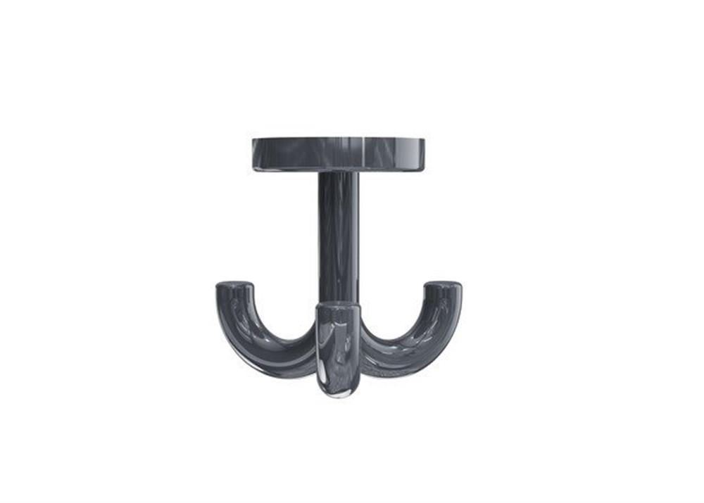 HEWI series 477 Hook anthracite gray - 3PCS, PA, 1PCS, Polished, Anthracite 10527139