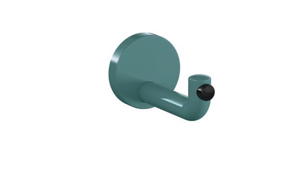 HEWI series 477 Hook aquablue - 1PCS, PA, 1PCS, Polished, blue