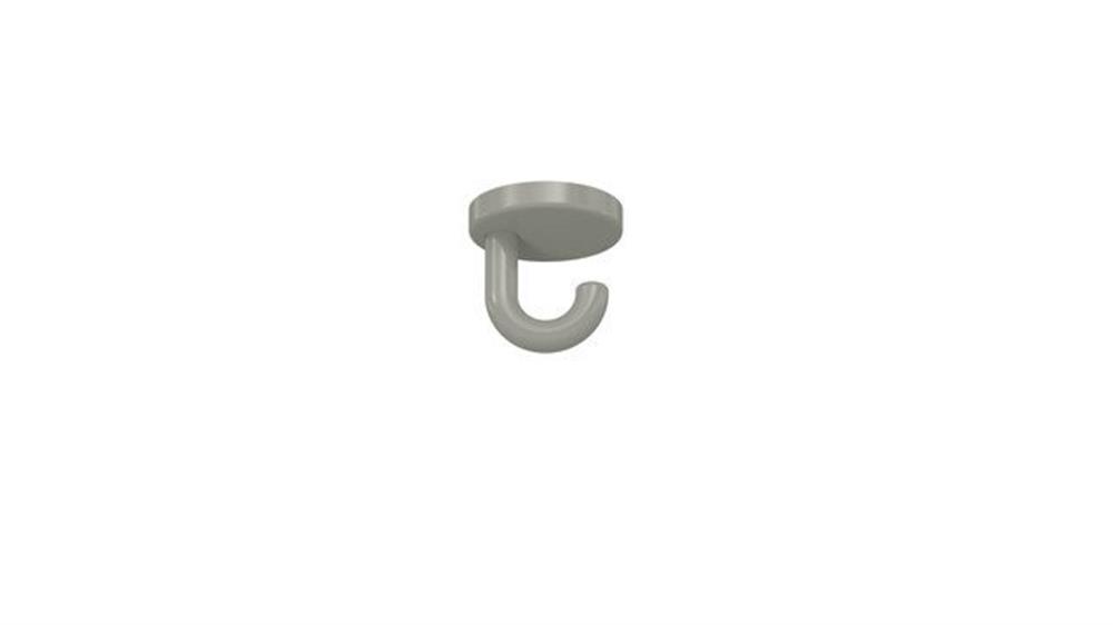HEWI series 477 Hook cliff gray - 1PCS, PA, 1PCS, Polished, grey