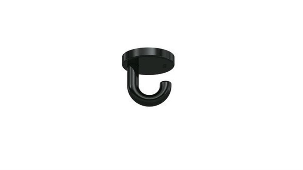 HEWI series 477 Hook deep black - 1PCS, PA, 1PCS, Polished, black