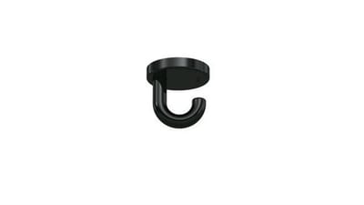HEWI series 477 Hook deep black - 1PCS, PA, 1PCS, Polished, black