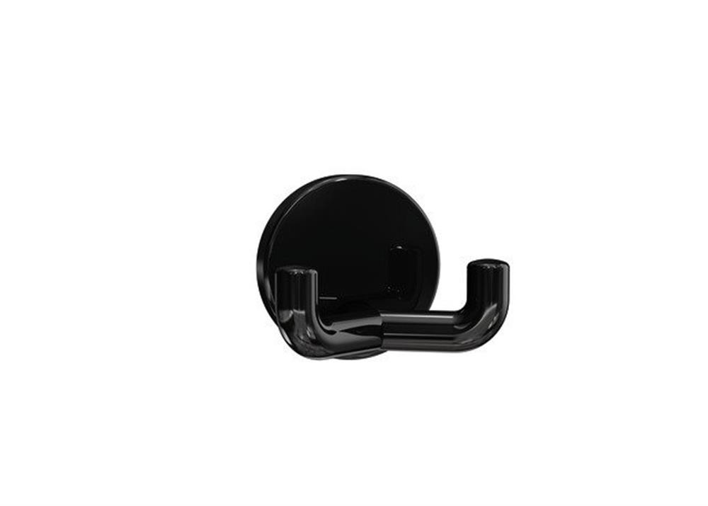 HEWI series 477 Hook deep black - 2PCS, PA, 1PCS, Polished, black