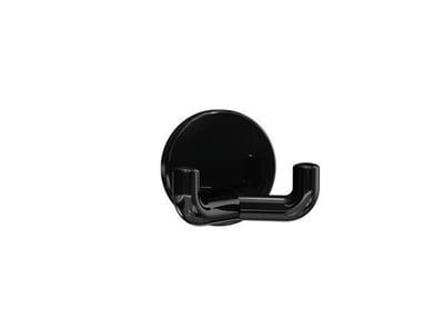 HEWI series 477 Hook deep black - 2PCS, PA, 1PCS, Polished, black