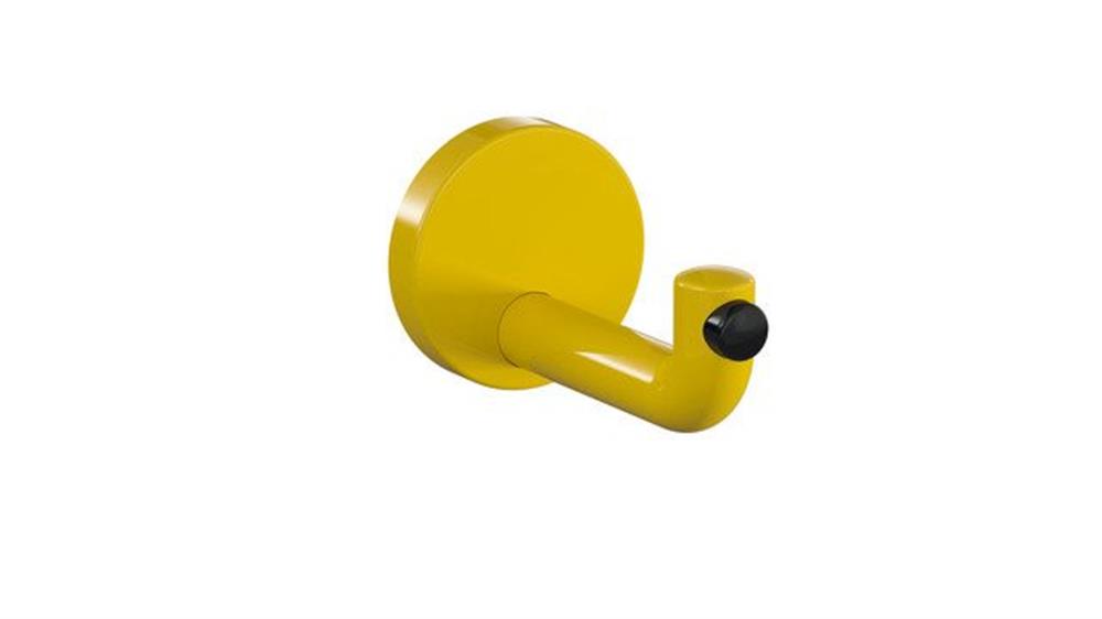 HEWI series 477 Hook mustard yellow - 1PCS, PA, 1PCS, Polished, yellow 10527391