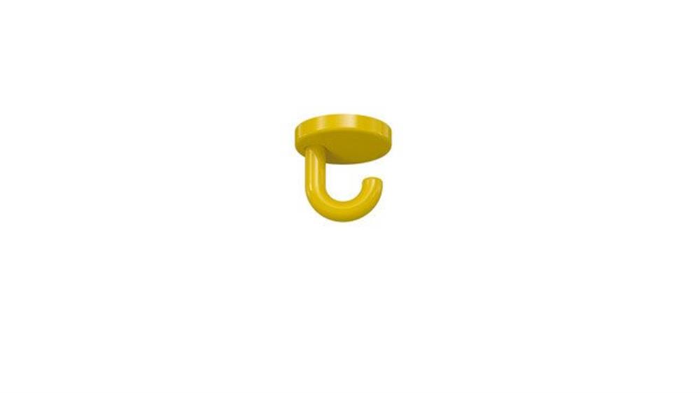 HEWI series 477 Hook mustard yellow - 1PCS, PA, 1PCS, Polished, yellow 10527405
