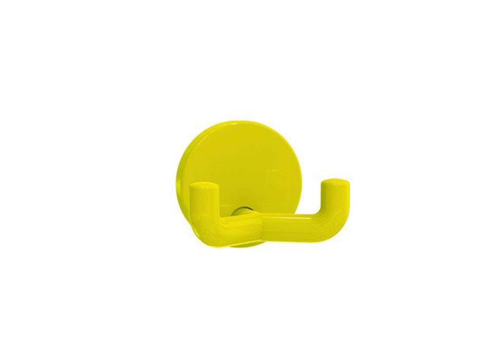 HEWI series 477 Hook mustard yellow - 2PCS, PA, 1PCS, Polished, yellow