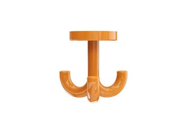HEWI series 477 Hook orange - 3PCS, PA, 1PCS, Polished, Orange