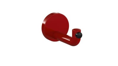 HEWI series 477 Hook ruby red - 1PCS, PA, 1PCS, Polished, red 10527393