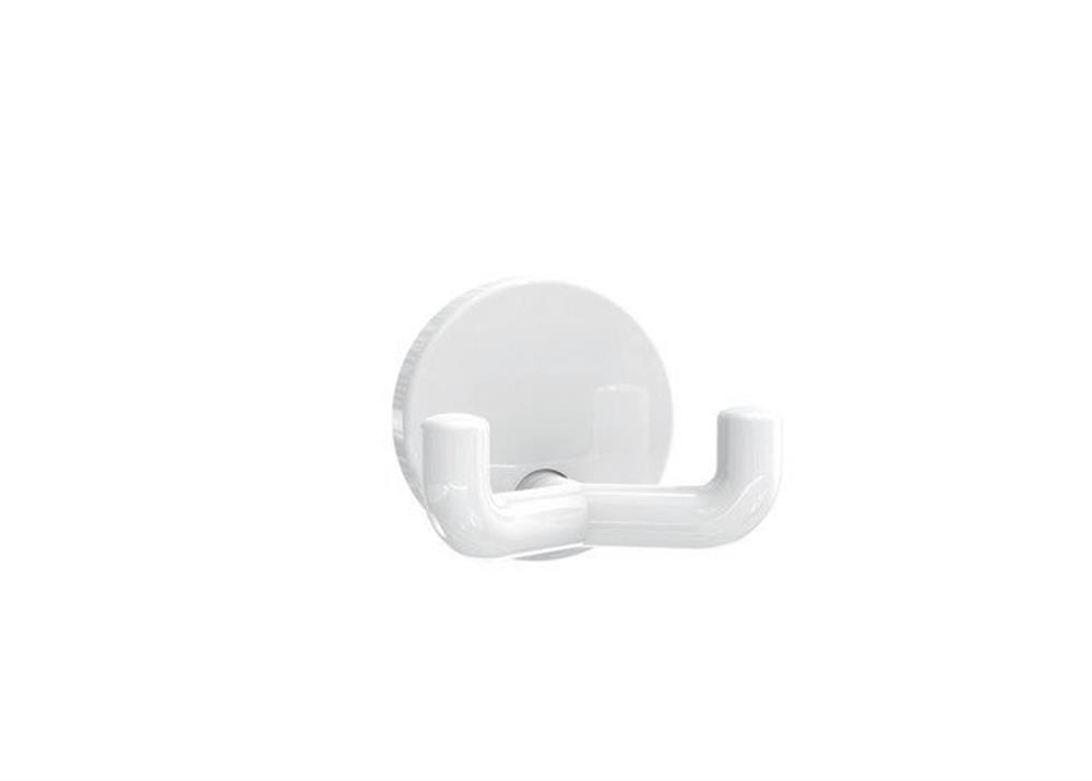 HEWI series 477 Hook signal white - 2PCS, PA, 1PCS, Polished, white