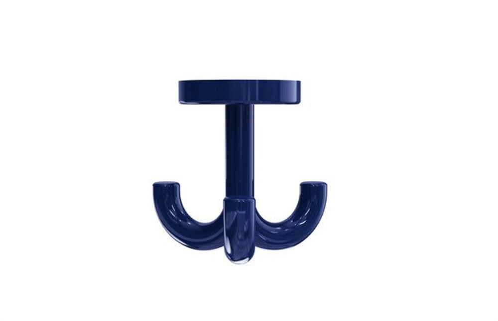 HEWI series 477 Hook steel blue - 3PCS, PA, 1PCS, Polished, blue 10527114