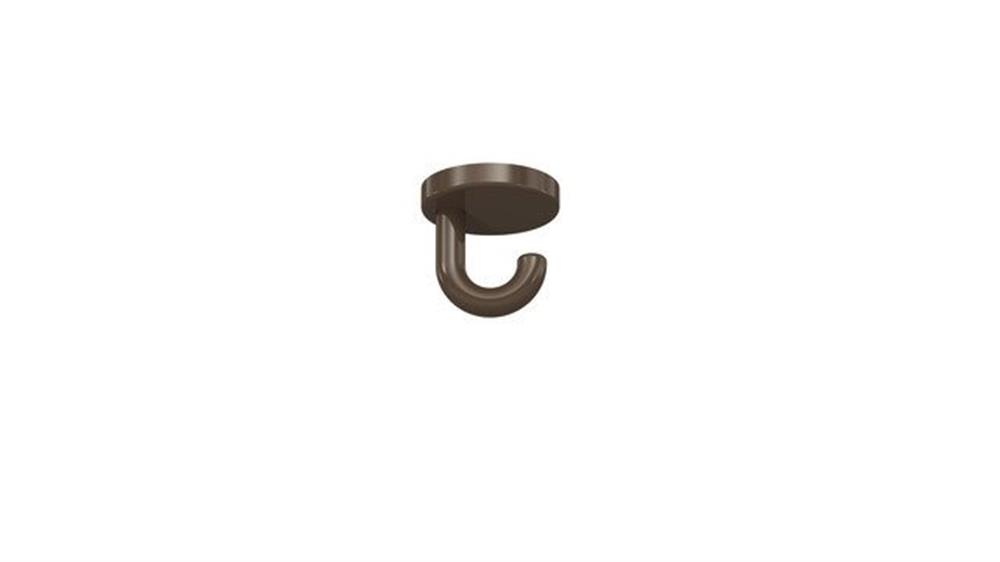 HEWI series 477 Hook umbra - 1PCS, PA, 1PCS, Polished, Brown 10527411