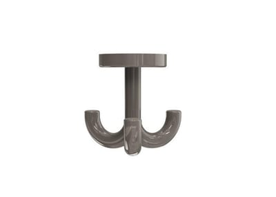 HEWI series 477 Hook umbra - 3PCS, PA, 1PCS, Polished, Brown