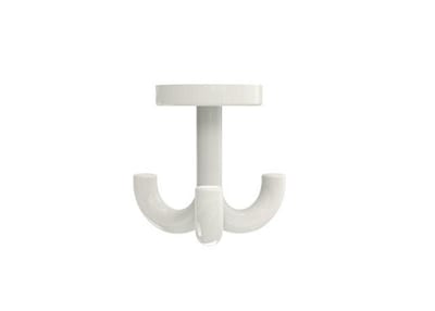 HEWI series 477 Hook white - 3PCS, PA, 1PCS, Polished, white 10527151