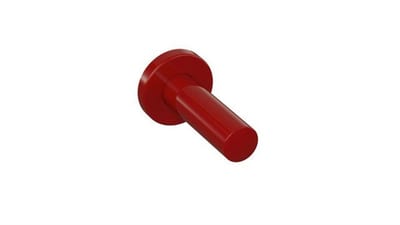 HEWI Series 477 Spare Paper Holder Ruby Red - Polyamide, No Back Plate