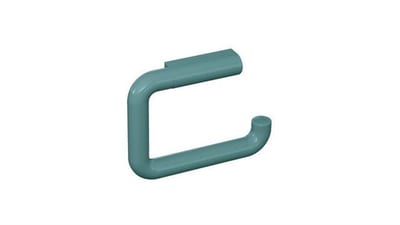 HEWI series 477 toilet paper holder aqua blue - polyamide, no back plate