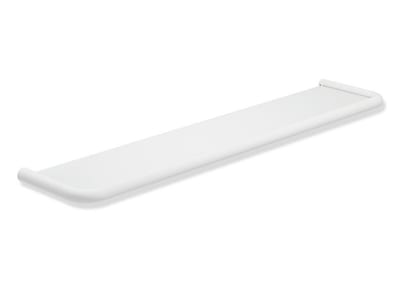 HEWI serie 480 Glass Shelf chrome-plated - Matt white