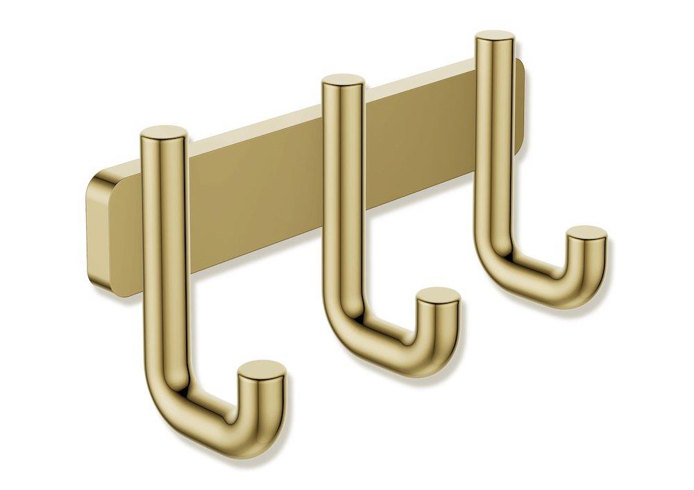 HEWI series 480 Hook matt white - PVD/stainless, 1PCS, Polished, brass