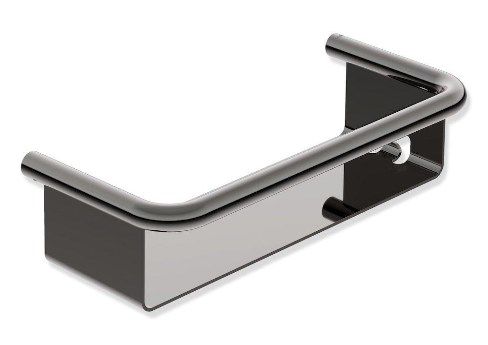 HEWI serie 480 Shower Shelf mat pearl grey - Bright black Chrome
