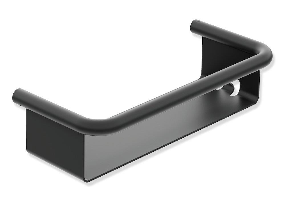 HEWI Series 480 Shower Shelf Deep Matte Black Satin