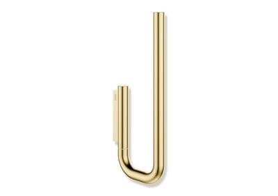 HEWI Series 480 spare paper holder, polished brass, stainless steel, no back plate