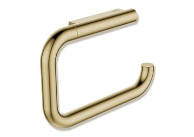HEWI Series 480 toilet paper holder, polished brass, stainless steel, without back plate