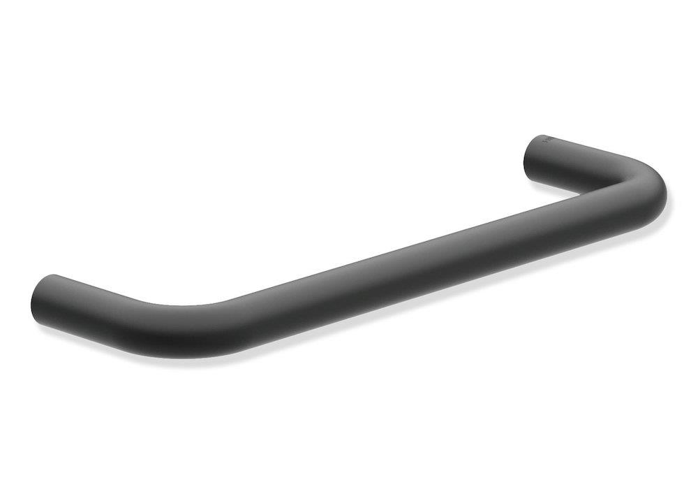 HEWI Series 480 Towel Holder single 268 x 18 x 75 mm matte black stainless steel 480.30.00060 DC