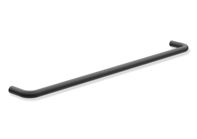 HEWI Series 480 Single Towel Holder 618 x 18 x 75 mm Matte Black Stainless Steel