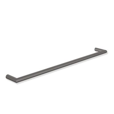 HEWI System 162 single towel holder, 600 x 75 mm, matte black, stainless steel