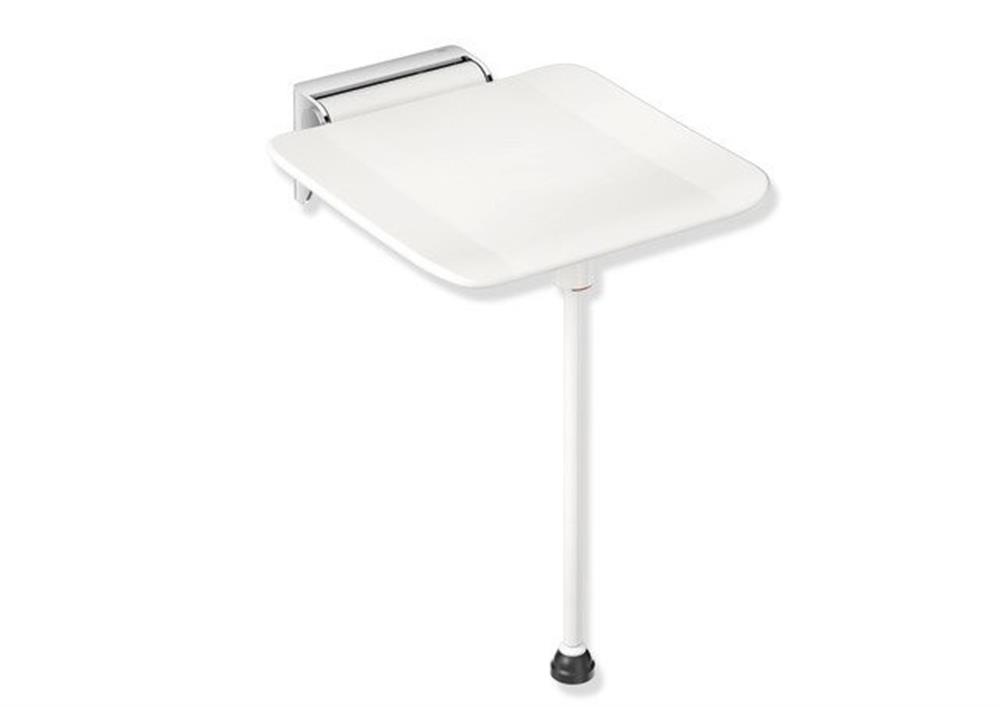 HEWI system 900 Folding Seat Signal White/Chrome - Signal white/Chrome-plated 10527163
