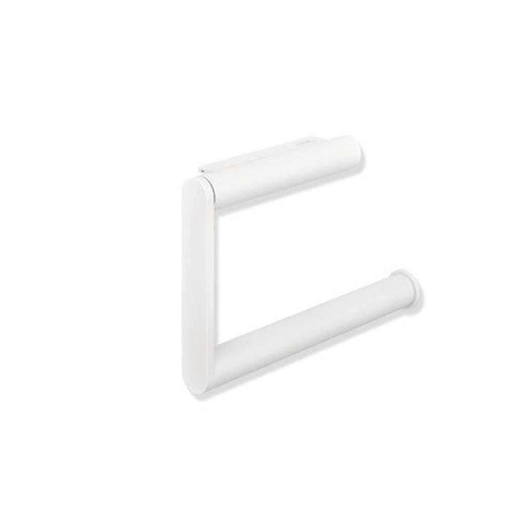 HEWI System 900 Toilet Paper Holder - Matte White Stainless Steel, No Back Plate