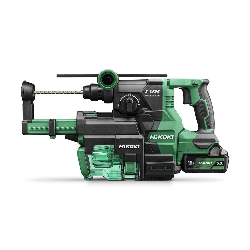 Hikoki DH1826DA Cordless Combi Rotary Hammer - 18V, 2PCS, 3,2 J