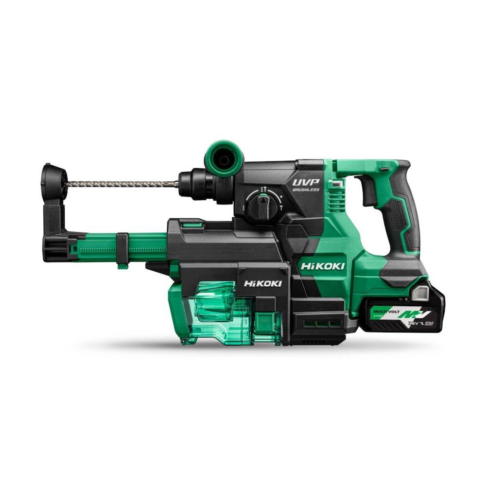 HiKOKI DH3628DA Cordless Combination Hammer - 2.5AH, 36V, 3,2 J, 2PCS