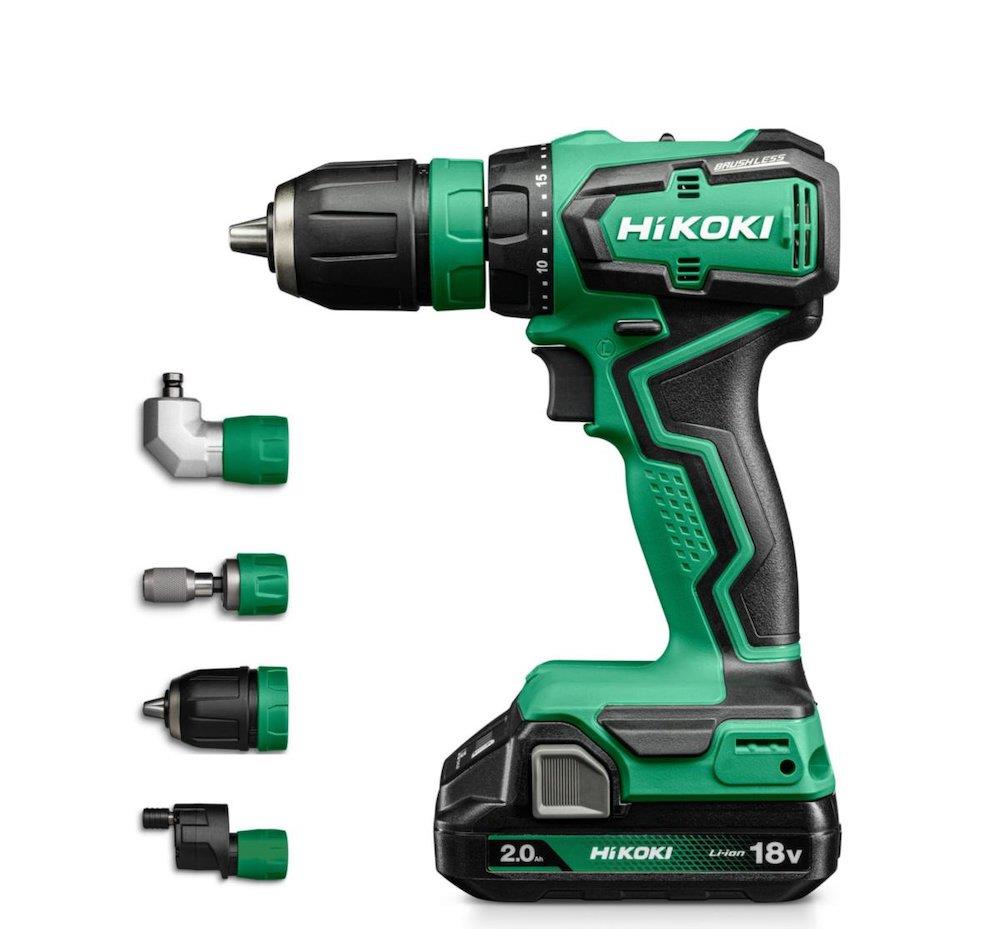 HiKOKI DS18DDQ Cordless Drill-/Screwdriver - 18V, 2PCS, 55Nm, 2AH