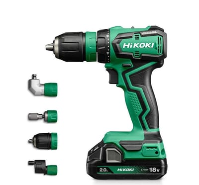 HiKOKI DS18DDQ Cordless Drill-/Screwdriver - 18V, 2PCS, 55Nm, 2AH