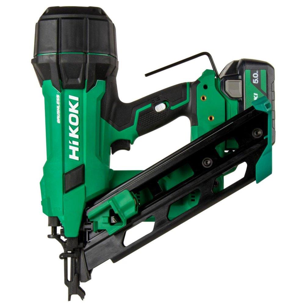 HiKOKI NR1890DCA Cordless Nail Gun - 18V, 5AH, 50mm, 90mm, 2PCS, 34°