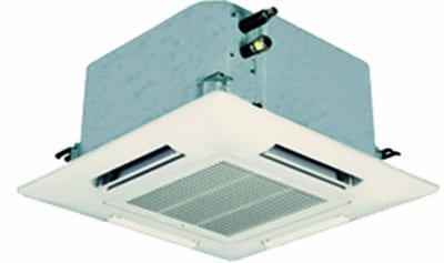 Hitachi System Free Heat pump air/air 4-Way cassette 1,0 HP without panel Multi - 2.5kW, 2.8kW, 1/4 x 1/2", R32, R410A, RCIM-1.0FSR