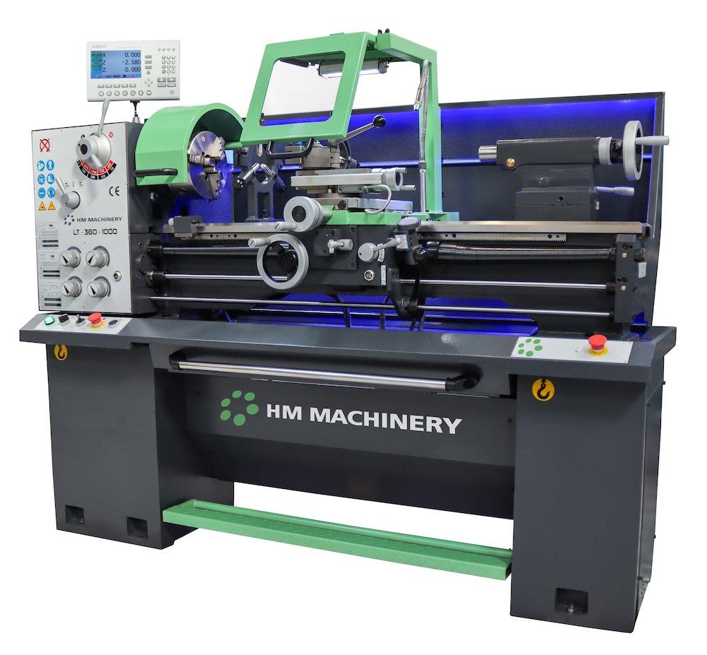 HM LT 360/1000 Lathe 3X400V 1.5kW - 1000mm, 52mm