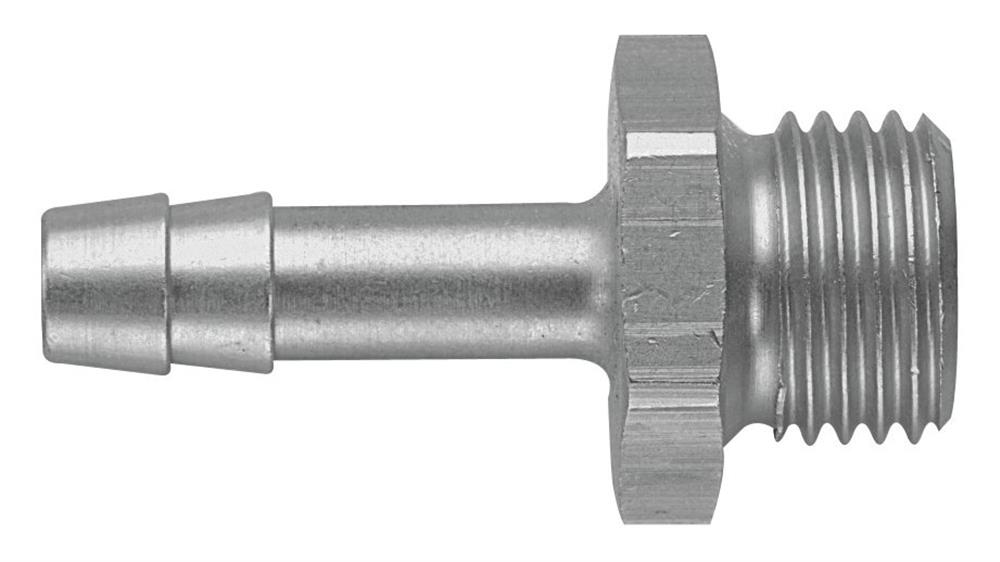 Hose nozzle brass, nickel-plated nipple BSPP - 19mm, 3/4"