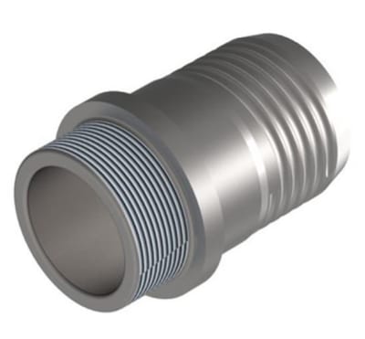 Hose nozzle nipple NPT PP - 75mm, 3", 3"