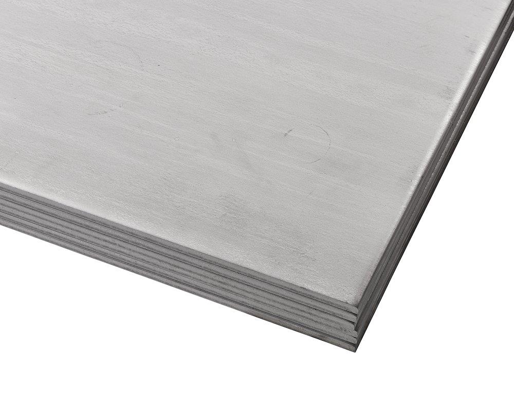 Hot-rolled plate stainless EN 1.4301 1D - 2500mm, 1250mm, 6mm, 150kg