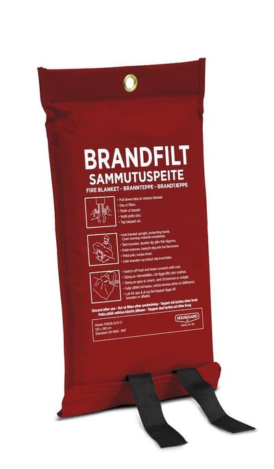 Housegard FB1218-SC9-C1 Fire Blanket - 1800mm, 1200mm