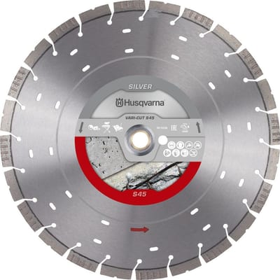 Husqvarna Vari-Cut S45 Diamond Blade - Reinforced concrete, Concrete, Brick, Stone