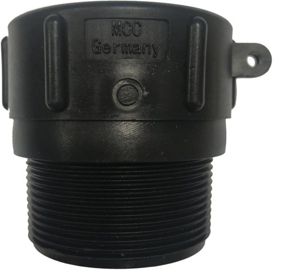 IBC Transition polypropylene socket/nipple BSPT - S60X6, 1 1/2"