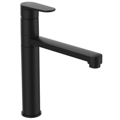 Ideal Standard Cerafine O Kitchen Mixer Matte Black - Single-Lever, 205 mm L-Spout