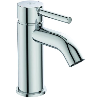 Ideal Standard Ceraline Washbasin faucet - 1 handles, 100mm, Chrome-plated, Polished, Low, without pop-up waste, Yes